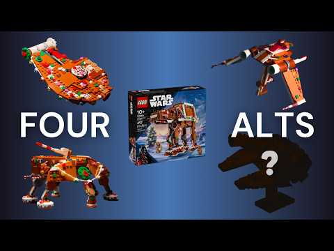 Gingerbread AT-AT Alternate Builds!