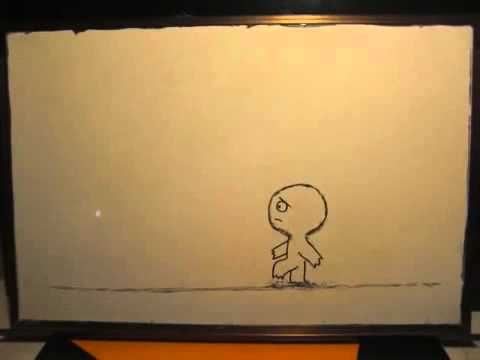 Прикол Смотреть Рисует супер! Мультик на бумаге! The Baby Monster`s Story new 2014