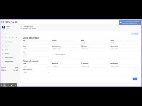 Total Planer - postavka