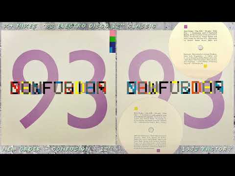 NEW ORDER 💥 CONFUSION 🌟 (1983) 12'' X4 MIXES UK ELECTRO DISCO '80s Arthur Baker "Jelly Bean" Benitez