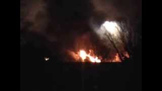 preview picture of video 'Hawthorne Fire Grosse Ile MI, 27 Feb 2014'