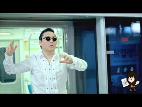 PSY - Oppa Gangnam Style Наоборот.