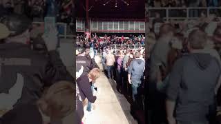 Yes' Rick Wakeman Takes A Stroll Thru The Crowd