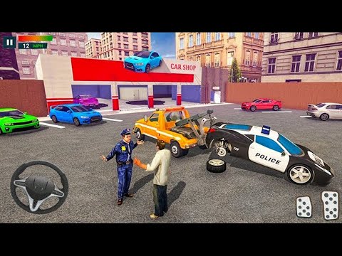 City Police Tow Truck Driving 3D - Car Transporter Simulator - Android Gameplay