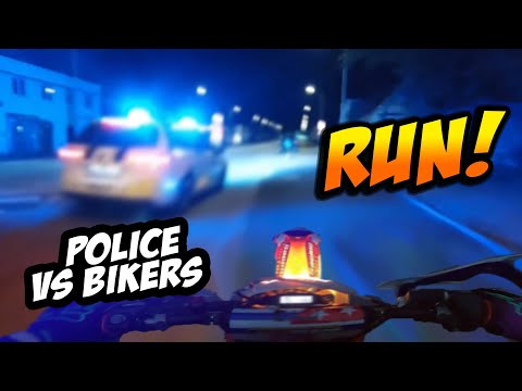 BIKERS VS COPS - Motorcycle Police Chase Compilation #251