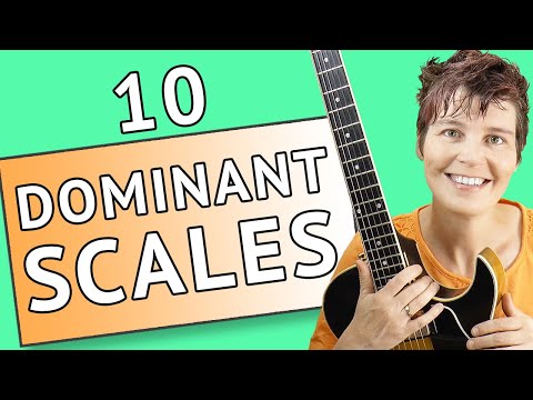 10 Dominant Scales Over G7 & LICKS