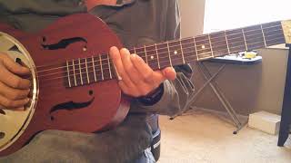 Open D - Temperance River Blues -  Charlie Parr - Lesson
