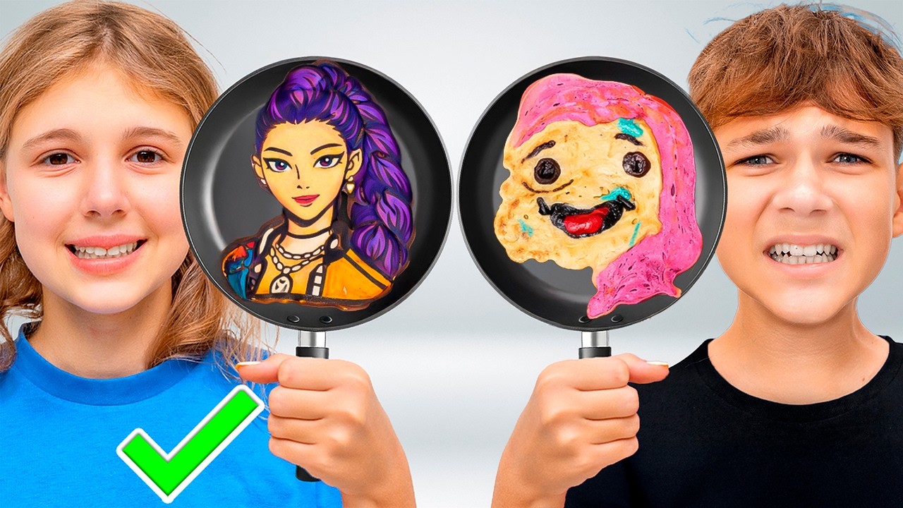 超ヤバいパンケーキアートチャレンジ | 最高のアートが勝つ！