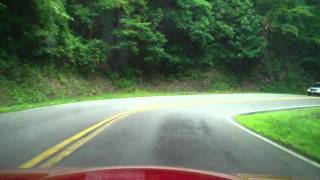 Miata running US 421 The Snake.