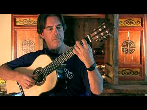 Mallorca by Albeniz - Michael Chapdelaine -  Nylon Solo Guitar - Classical  - Video