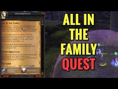 All In The Family Quest (WoW MOP)