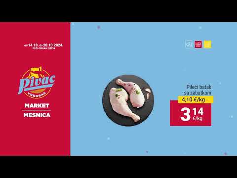 Pivac tjedna ponuda 14.10 - 20.10.2024