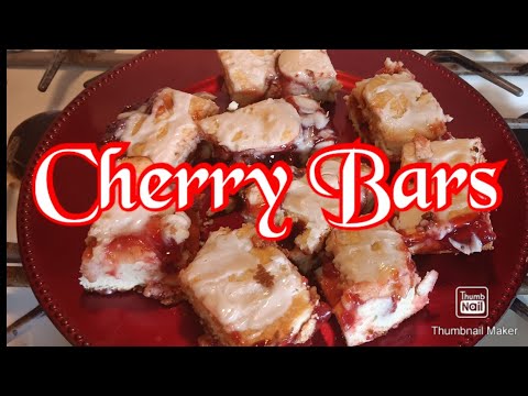 How To Make Cherry Bars From Pantry Foods