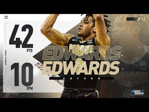 Purdue's Carsen Edwards poured on 42 points in the Elite 8