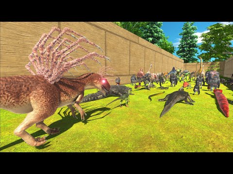 Race To Escape From Alien Allosaurus Thorn - Animal Revolt Battle Simulator