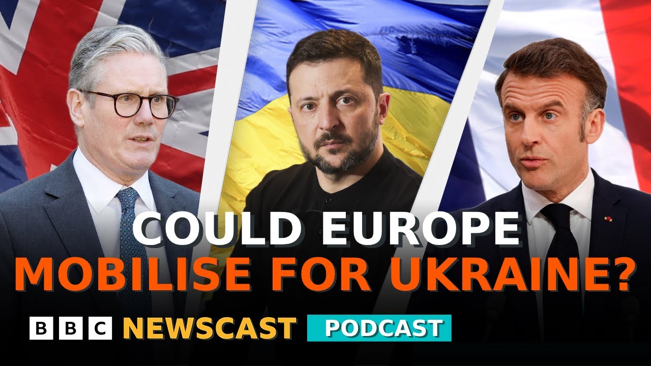 Europe's leaders unite in Paris to support Ukraine and President Zelensky | BBC Newscast