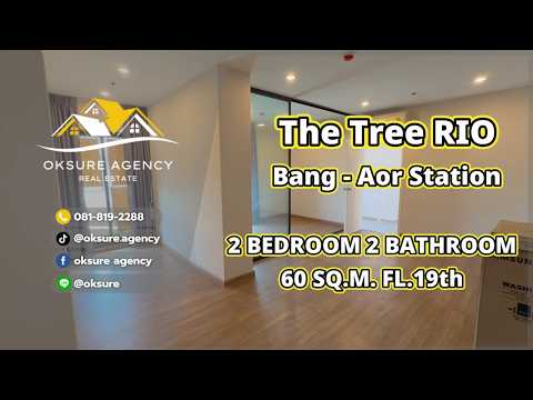 The Tree Rio Bang-Aor Station, Bangkok, 315 Charan Sanitwong Rd, Bang O, Bang Phlat, Bangkok, 2 Bedrooms, 60 sqm, Condo For Rent, by NATTAPHONG Yodmanotham (K. Book), 500550004 - DDproperty.com