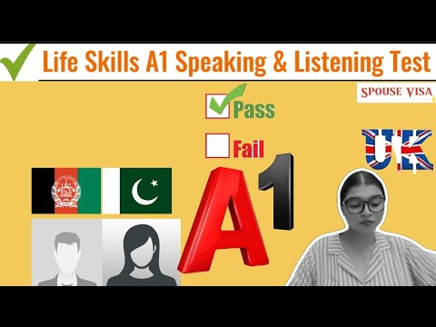 Life Skills A1 IELTS UKVI Spouse Visa Test||Speaking & Listening|| Recent Topics 2024