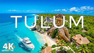 Tulum, Mexico 4K 🇲🇽 Explore Cenotes, Palm Beaches & the Magic of the Caribbean - VIDEO 4K UHD