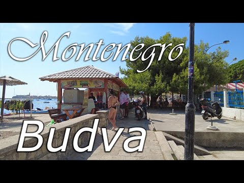 🌞Budva, Montenegro ⁴ᴷ,🌡T+30C°  - 4K, walking tour - travel guide