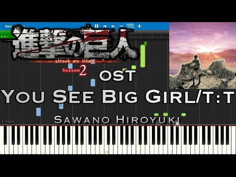 [Tutorial]「YouSeeBIGGIRL/T:T」進撃の巨人 Attack on Titan OST Sawano Hiroyuki Video