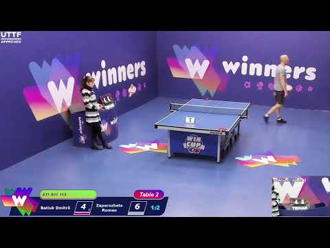 WINners CUP table 2  30.11 Batiuk Dmitrii - Zaporozhets Roman 14:30