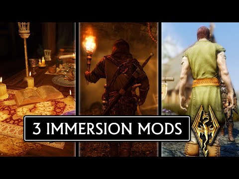 3 SIMPLE IMMERSION MODS - Skyrim Mods & More Episode 113