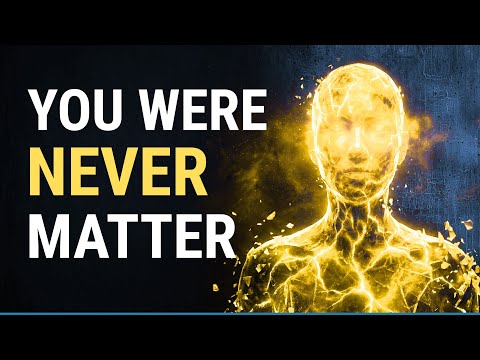 You Are Not Made of Matter — You Are Frozen Light