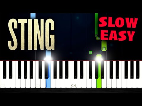 Sting - Shape Of My Heart - EASY Piano Tutorial by PlutaX