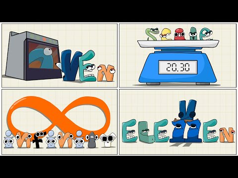 Alphabet Lore PARODY COMPILATION / Alphabet Lore animation @Mike Salcedo