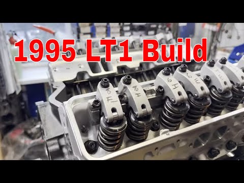 1995 LT1 Engine Final Assembly and Engine Run Stand
