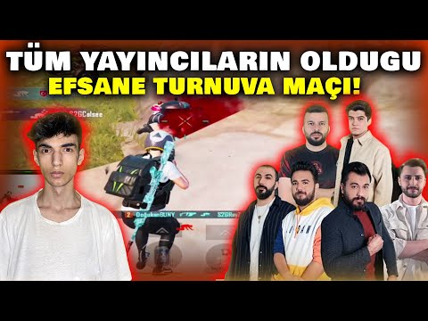 TÜM YAYINCILARIN OLDUĞU EFSANE ANTİK GİZEM TURNUVA MAÇI  ! - PUBG MOBİLE -