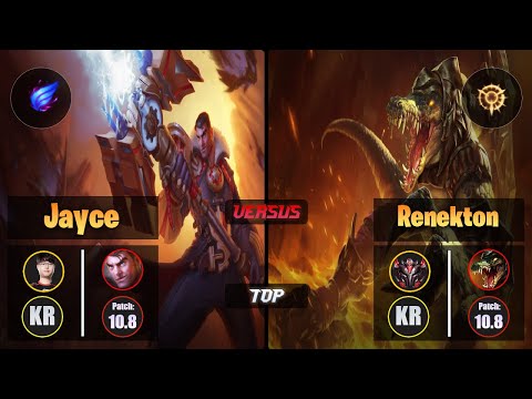 Sword JAYCE (Top) [Phase Rush] VS RENEKTON - Grandmaster KR Patch 10.8