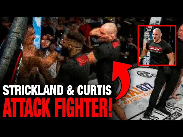 UFC Stars Strickland & Curtis Assault Fighter Post-Fight in Las Vegas MMAtown blog post image: UFC Stars Strickland & Curtis Assault Fighter Post-Fight in Las Vegas