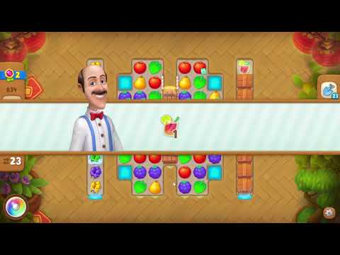 Gardenscapes 834 Level - 23 moves - NO BooSTERS