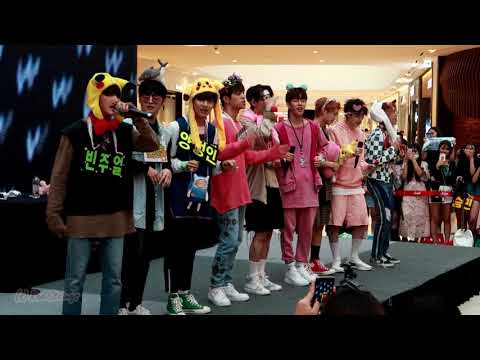 08192018 Stray Kids - "Awkward Silence" + Ending MENT [Starfield Mall Fansign]