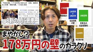 【国民民主】178万円の壁はまやかし？結局どの壁を見ればいいのか