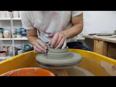 Making a Swirly lidded jar