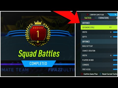 THESE Squad Battles Custom Tactics Got Me 1st In The World | FIFA 22 Ultimate Team
