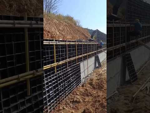 新型高分子建築模板，可以重複使用 200 次以上 #buildingmaterials #constructiontips #formwork #建築 #建築材料