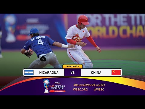 Highlights | Game 49 - Nicaragua vs. China | 2024 WBSC U-23 Baseball World Cup