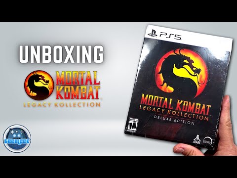 Unboxing Mortal Kombat Legacy Kollection Deluxe Edition PS5