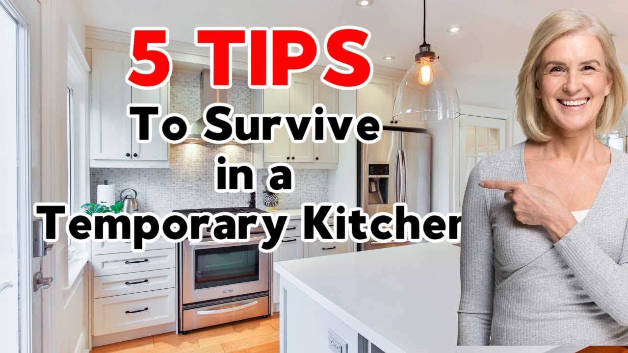 5 TIPS to Survive in a Temporary Kitchen While Renovating | How to Setup a Remote kitchen?