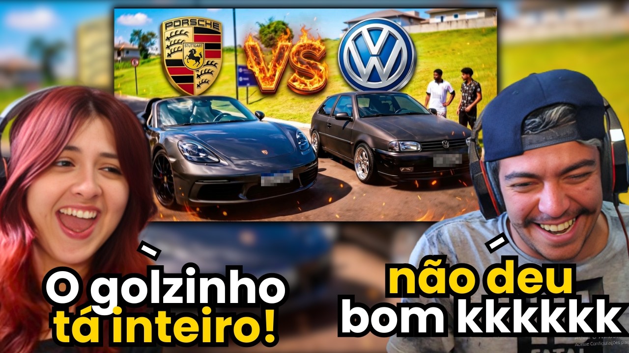 PORCHE 718 VS GOL 97 QUEM GANHOU? | BISTECONE | REACT