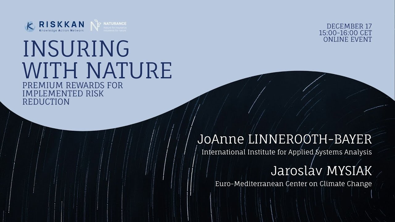 Insuring with Nature - Premium Rewards for Implemented Risk Reduction