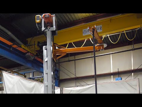 Rigid Mast Style Manipulator Arm with 9 ft of Vertical Travel