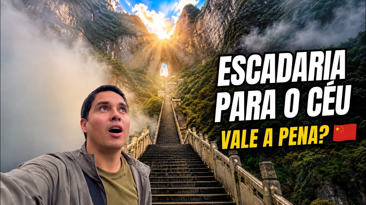 Escadaria para o Céu em vídeo, Zhangjiajie