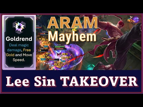 Lee Sin Takeover with Goldrend & Shadowrunner | LoL ARAM Mayhem