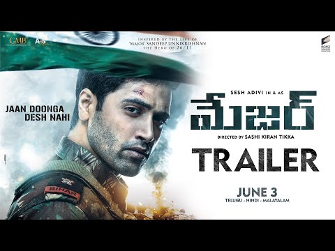 Major Trailer - Telugu | Adivi Sesh | Saiee M | Sobhita D | Mahesh Babu - In Cinemas June 3rd