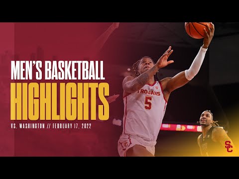 Men's Basketball: USC 79, UW 69 - Highlights 2/17/22